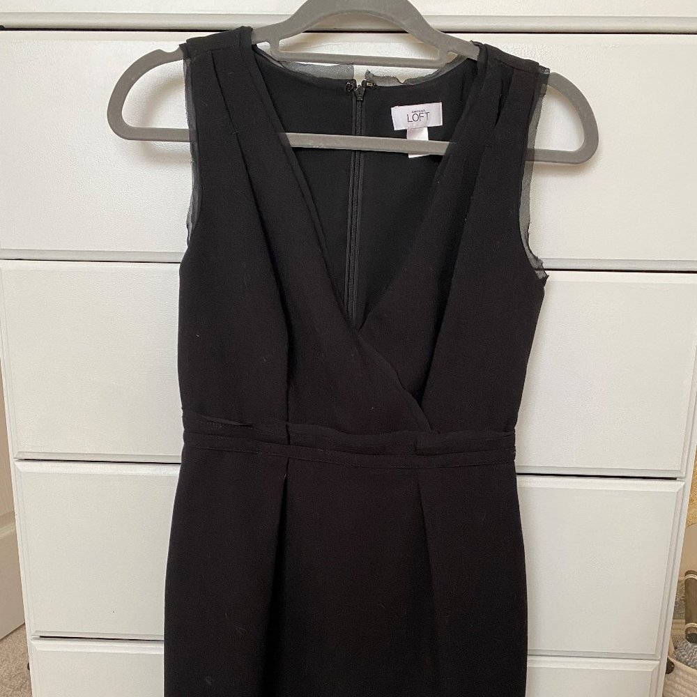 Loft black dress - A Line